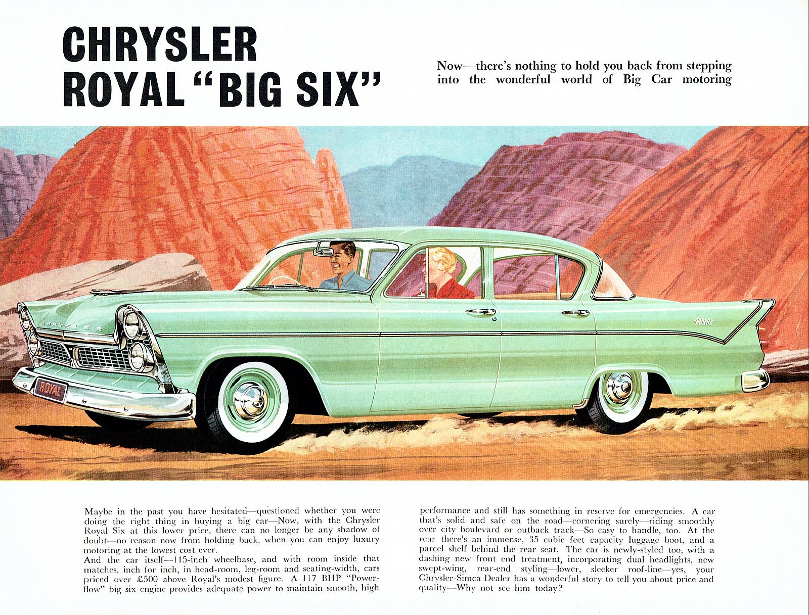 1960 Chrysler AP3 Royal V8 Brochure Page 6